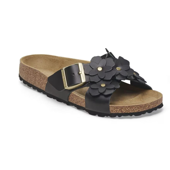 Birkenstock Leather Siena Flowers Sandals Size 7 - Picture 1 of 14